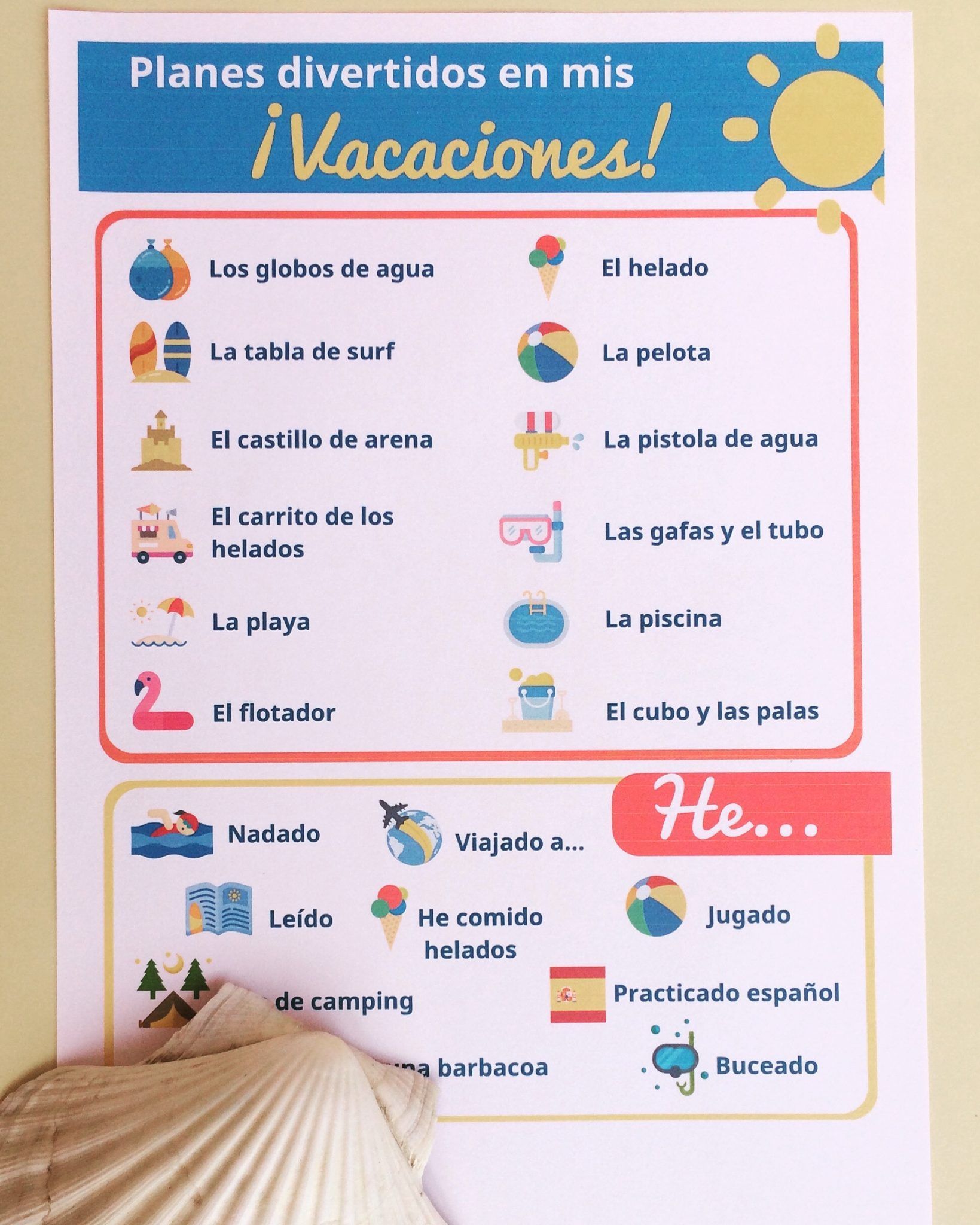 Actividades vuelta al cole. Clases de ELE online niños