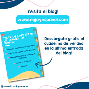 Actividades para reforzar el español en verano